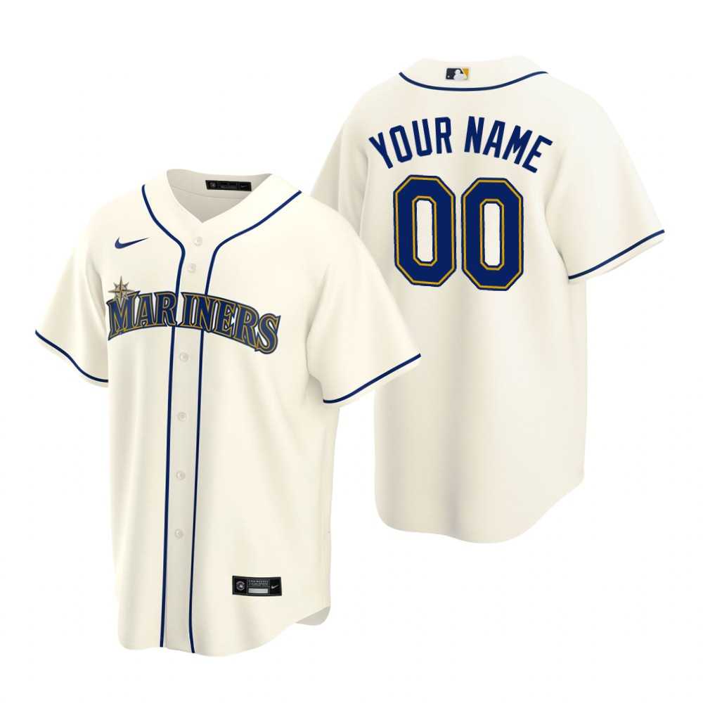 Seattle Mariners Customized Nike Cream Stitched MLB Cool Base Jersey,We sell and wholesale Seattle Mariners Customized Nike Cream Stitched MLB Cool Base Jersey on line form chian!